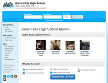 Tablet Screenshot of glensfallshighschool.org